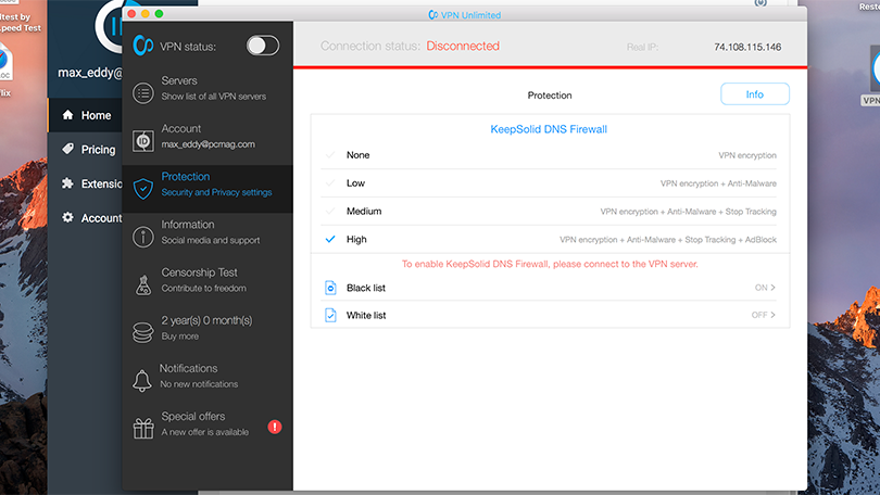 keepsolid vpn unlimited (for mac); encryption - products
